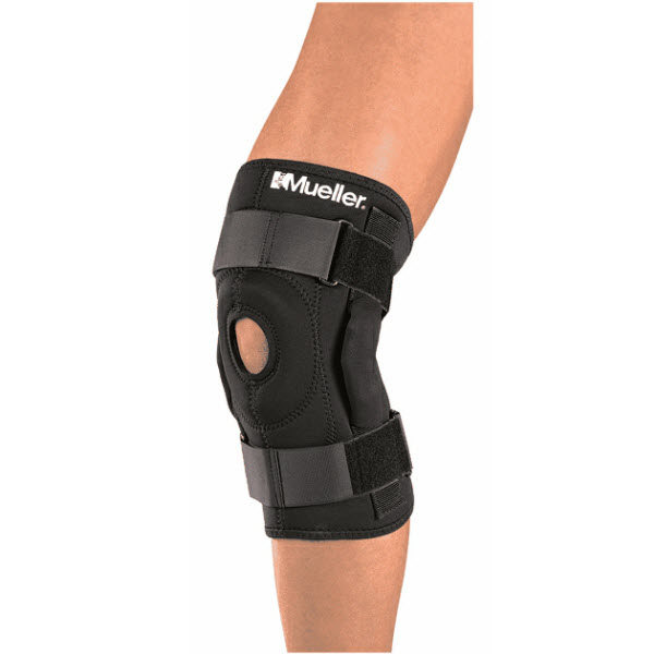 Бандаж на коленный сустав Mueller Hinged Knee Brace неразъемный 2333.