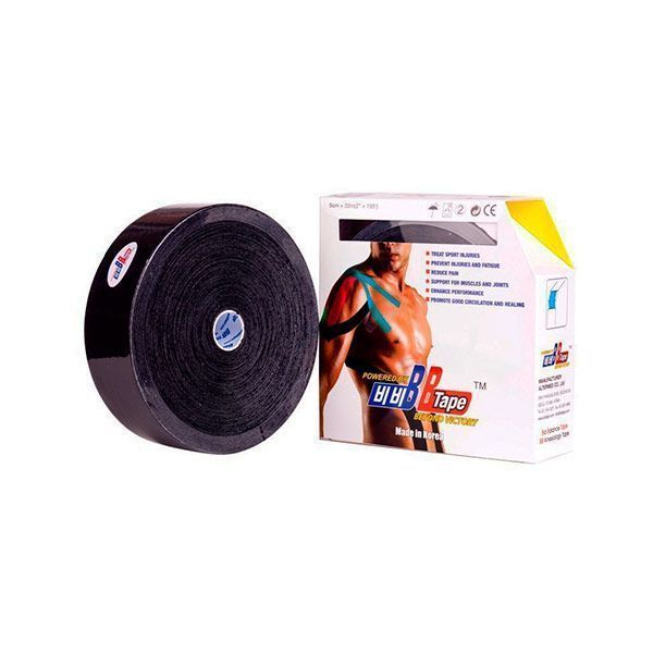 Кинезио тейп Bio Balance Tape 5см х 32м черный.