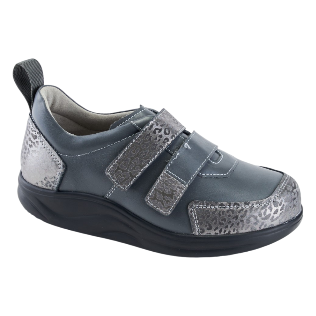 Полуботинки ортопедические Ортомода женские 82389-Х-504 СД серые.