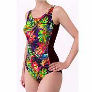 Купальник Ниночка сплошной 016-25 бордовый.